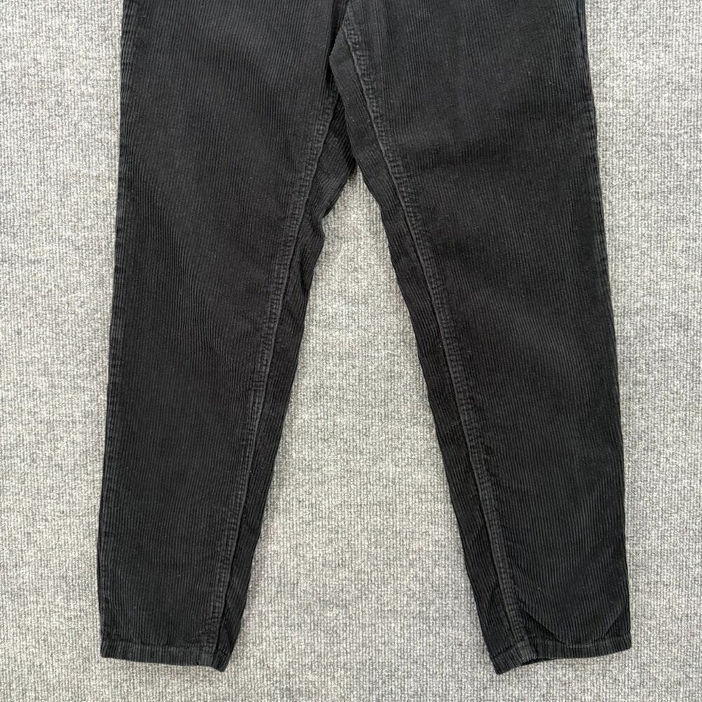BDG Urban Outfitters Womens High Rise Mom Corduroy Pants Size 26 Black Tapered - Picture 3 of 11